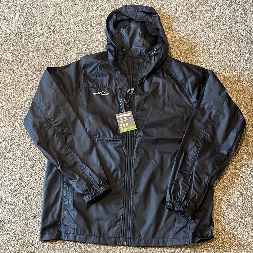 NWT Men’s Eddie Bauer Packable Wind Jacket